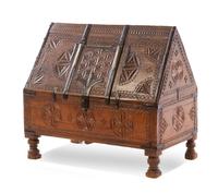A Southeast Asian Carved Wood Chest
