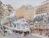 Max Cyprien Jacob, (French, 1876-1944), Les Grande Boulevards