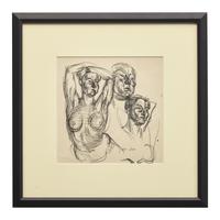 John French Sloan (American, 1871-1951) — Study of a Female Nude