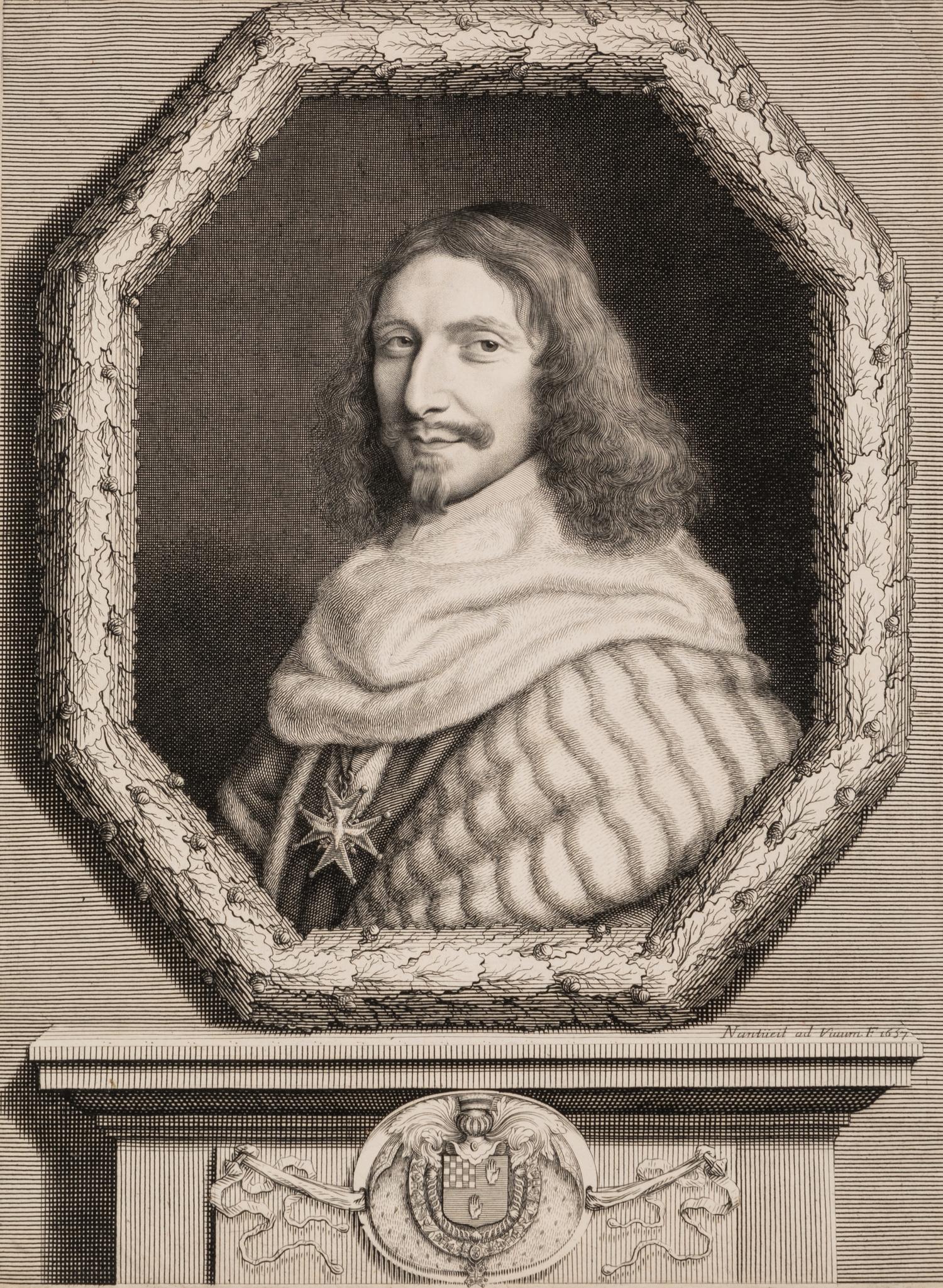 Robert Nanteuil, (French, 1623-1678), A group of three works: Henri de Savoie (Third State), 1652, Novion, 1657, and Servien, 1656