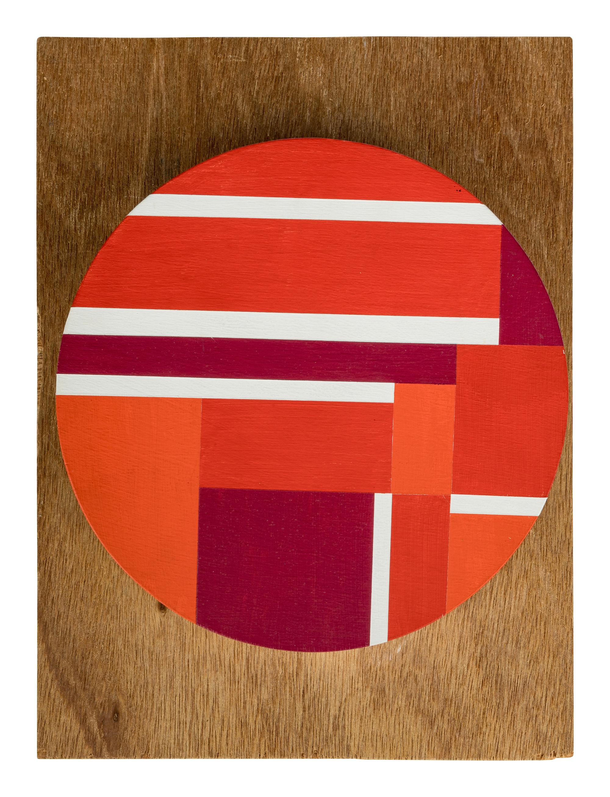 Tondo in Three Reds, 1976