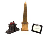 Four Desk Articles Height of tallest 20 inches.