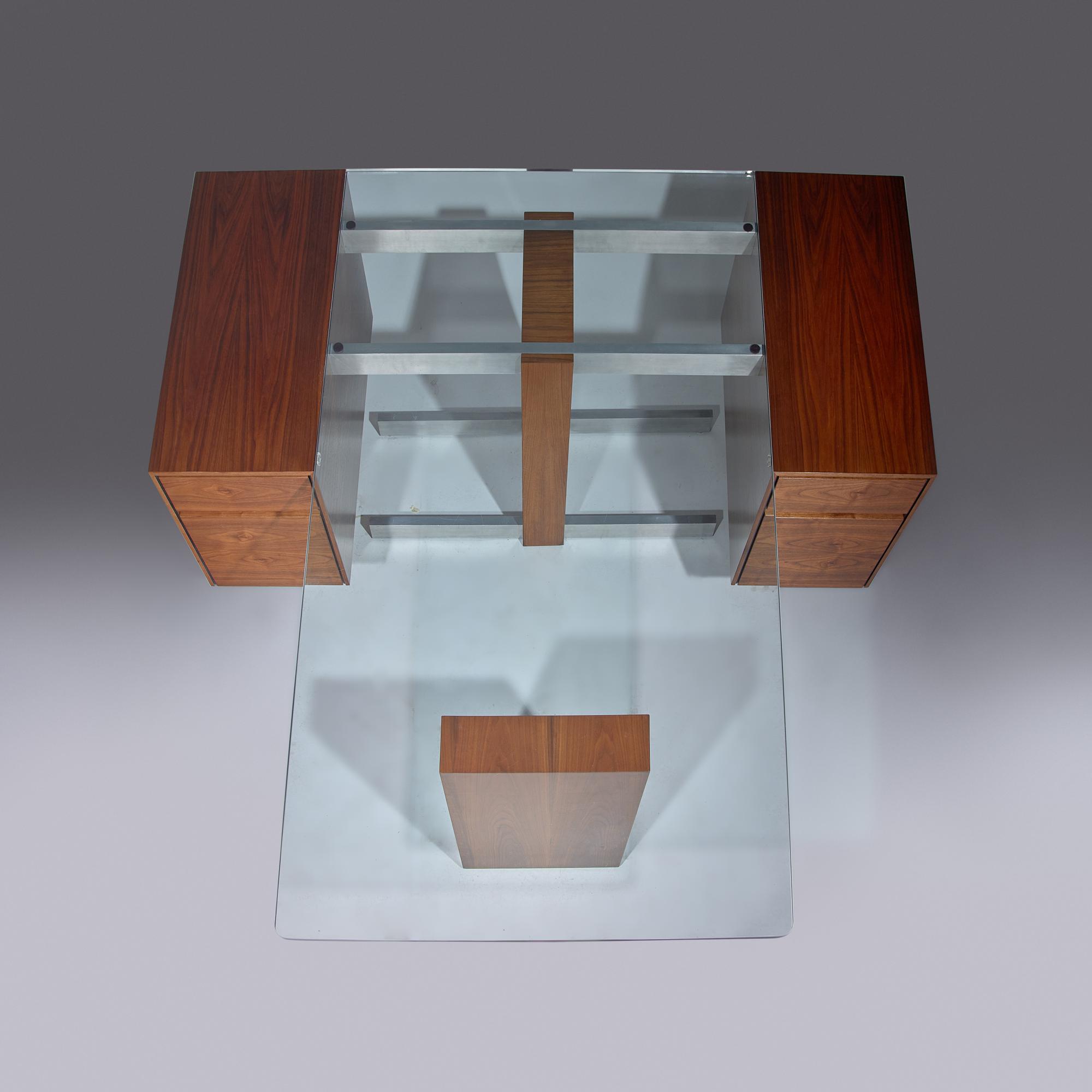 Cantilevered partner's desk, 6990 series USA, c. 1970