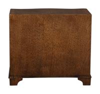 A Georgian-Style Serpentine Front Mahogany Jewelry Chest