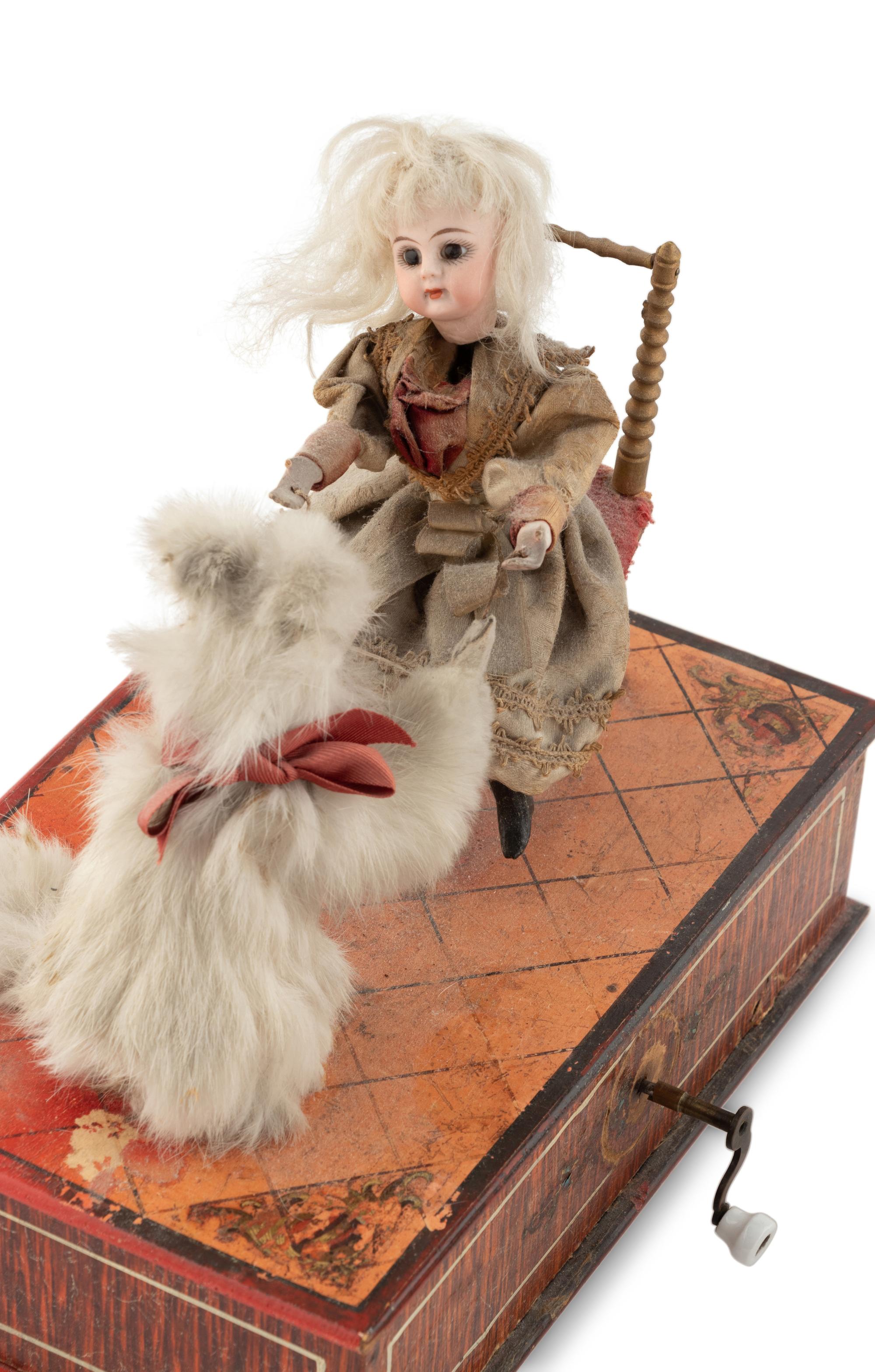Two Cat-Themed Manivelle Automata