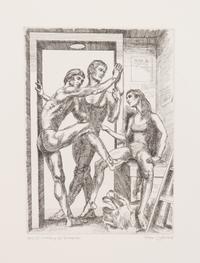Paul Cadmus, (American, 1904-1999), Waiting for Rehearsal