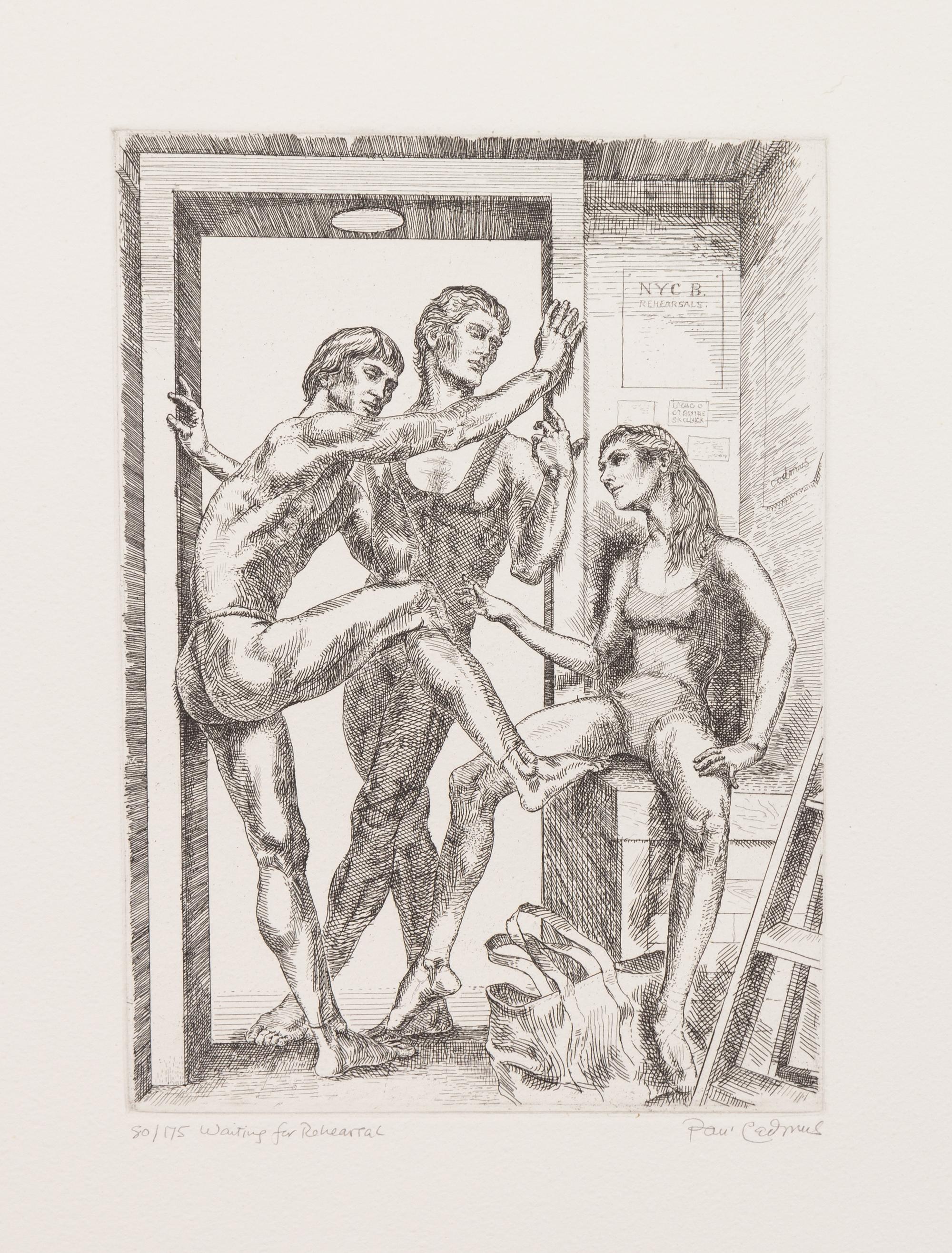 Paul Cadmus, (American, 1904-1999), Waiting for Rehearsal