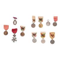 [Militaria] 11 medals related to the 19th century French invasion of Mexico.