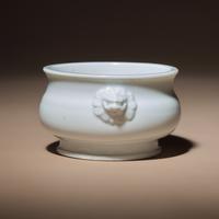 A Chinese Blanc-de-Chine Porcelain 'Gui' Incense Burner, Mid 17th-Early 18th Century — 清早期 德化白瓷簋式爐
