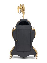A Napoleon III Gilt Bronze and Boulle Marquetry Mantel Clock