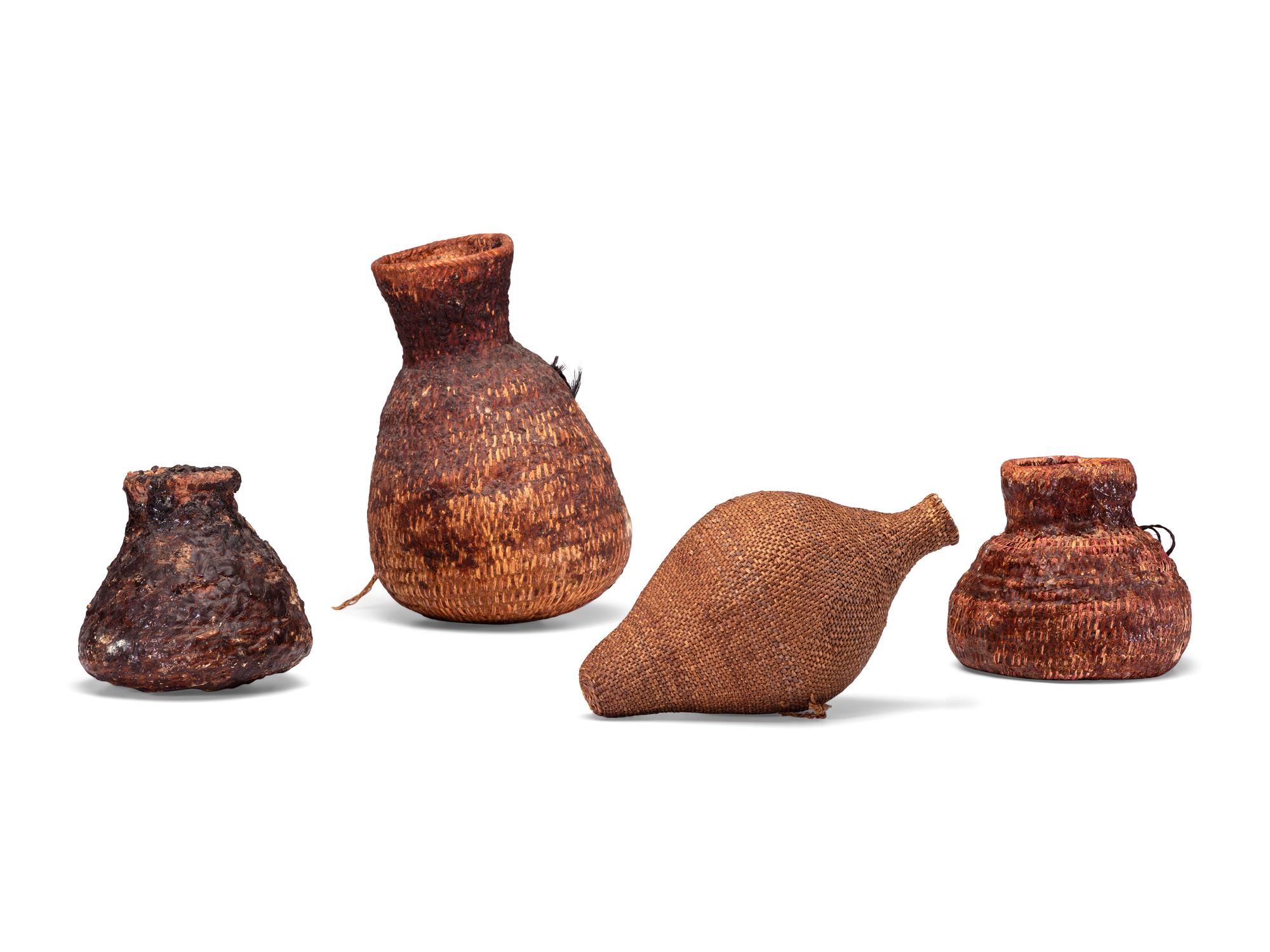 Collection of Paiute, Navajo, and Apache Canteens