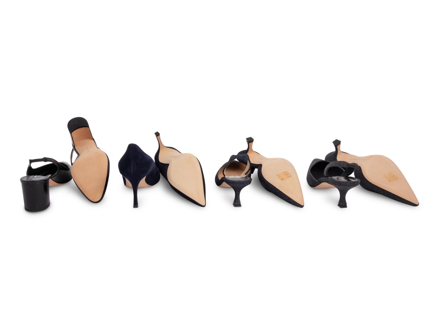Four Unworn Pairs of Manolo Blahnik Shoes, 2010-20s