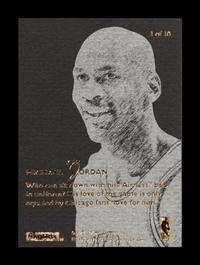 A 1995-96 Skybox E -XL Michael Jordan Natural Born Thrillers Basketball Card No. 1
