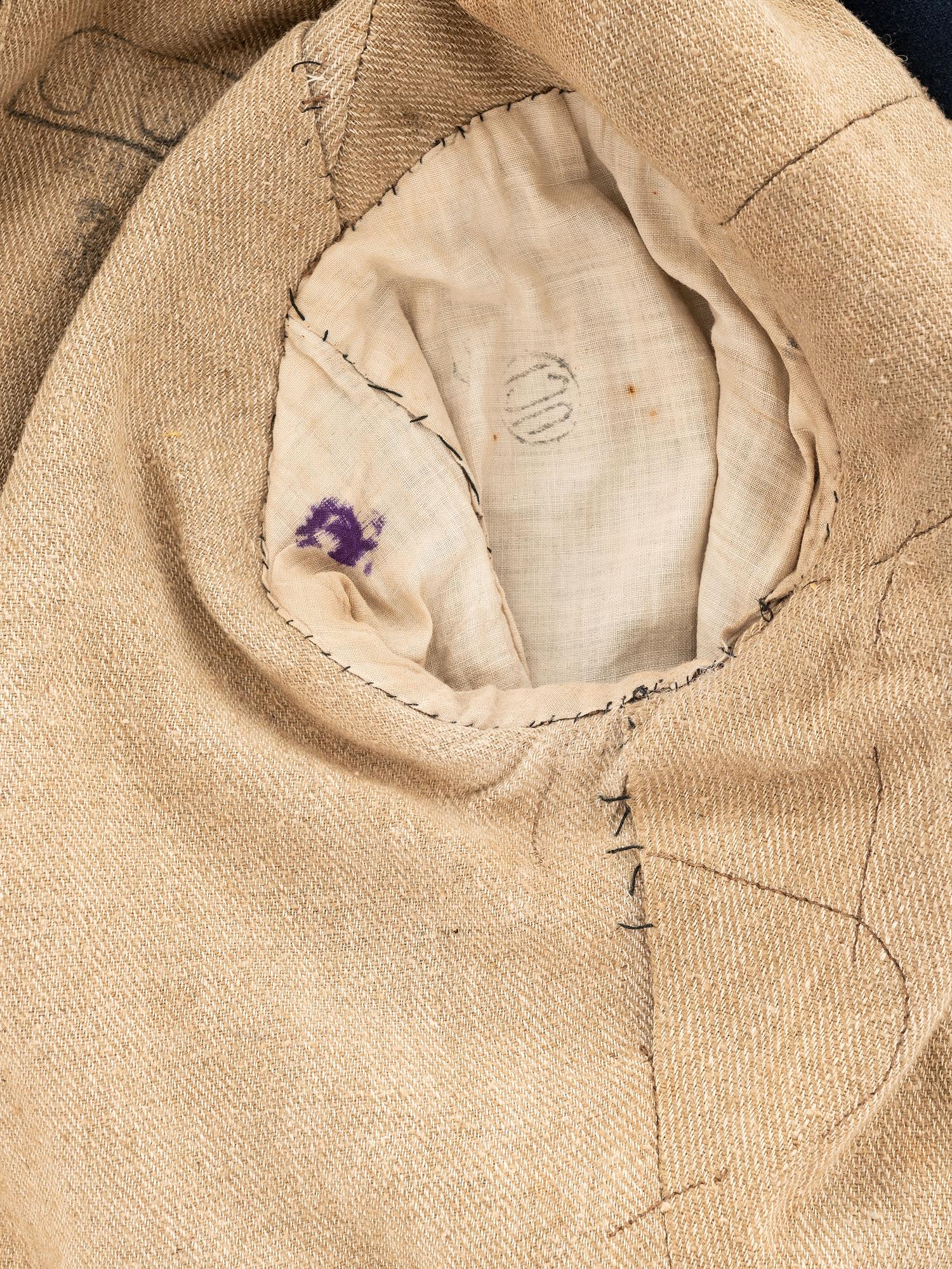 [CIVIL WAR]. Union Artillery shell jacket with saber belt and holster.