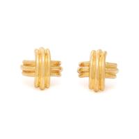 YELLOW GOLD EARCLIPS
