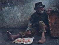 Augustus Maurice Friedlander, (American, 1856-1897), A Dealer in Cigar Buds, 1888
