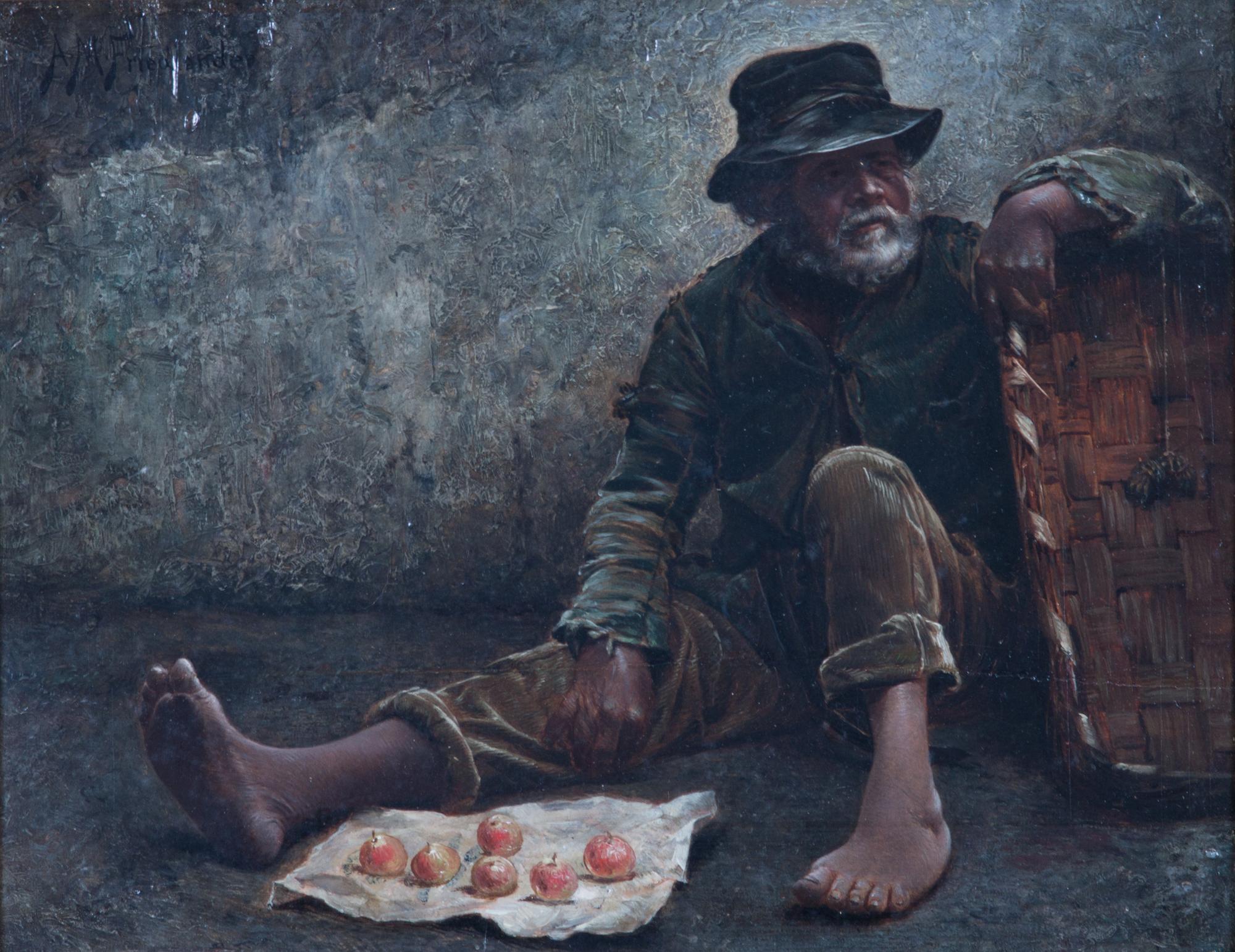 Augustus Maurice Friedlander, (American, 1856-1897), A Dealer in Cigar Buds, 1888
