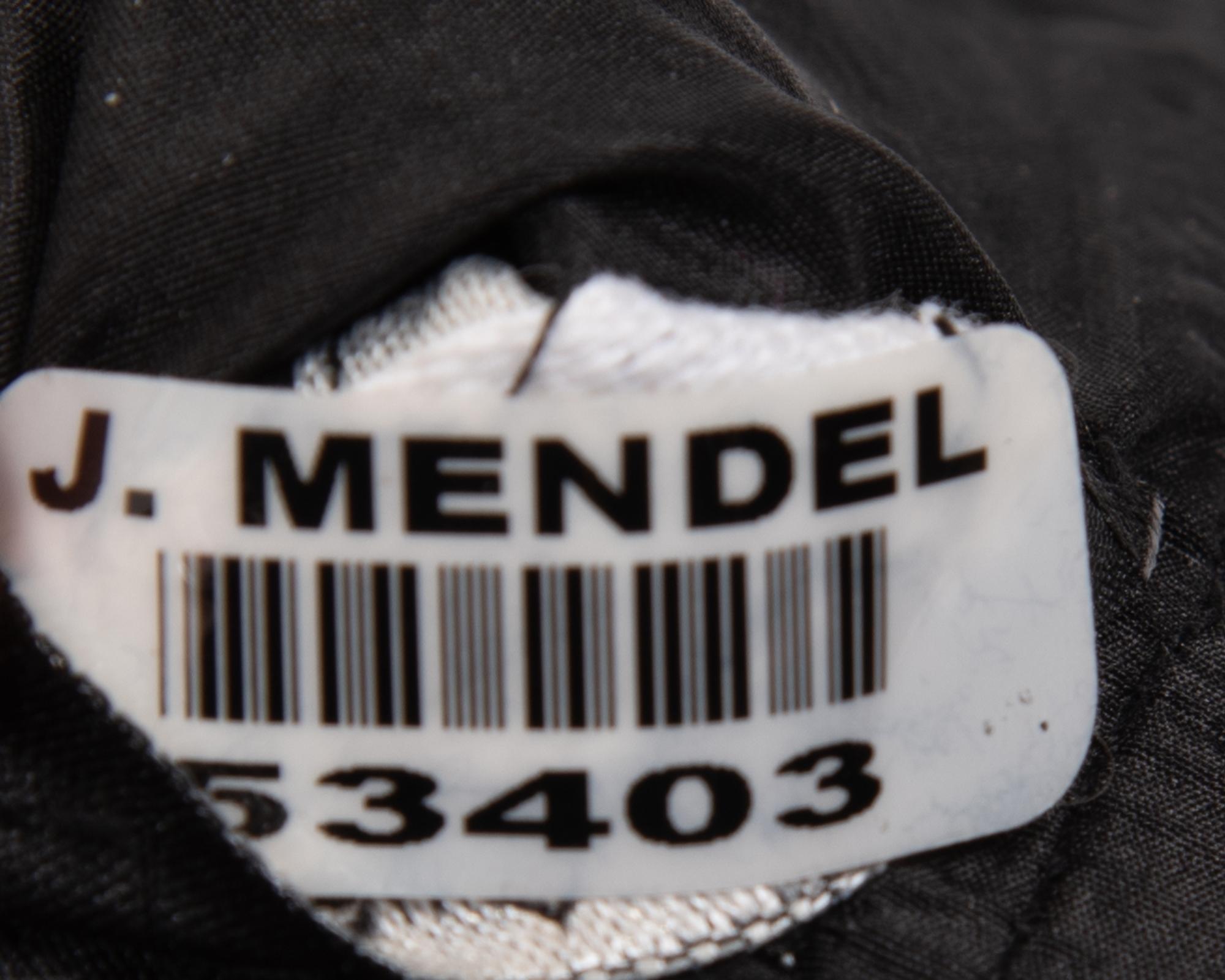 J. Mendel Cocktail Dress with Fox Fur Trim, 2000-10s