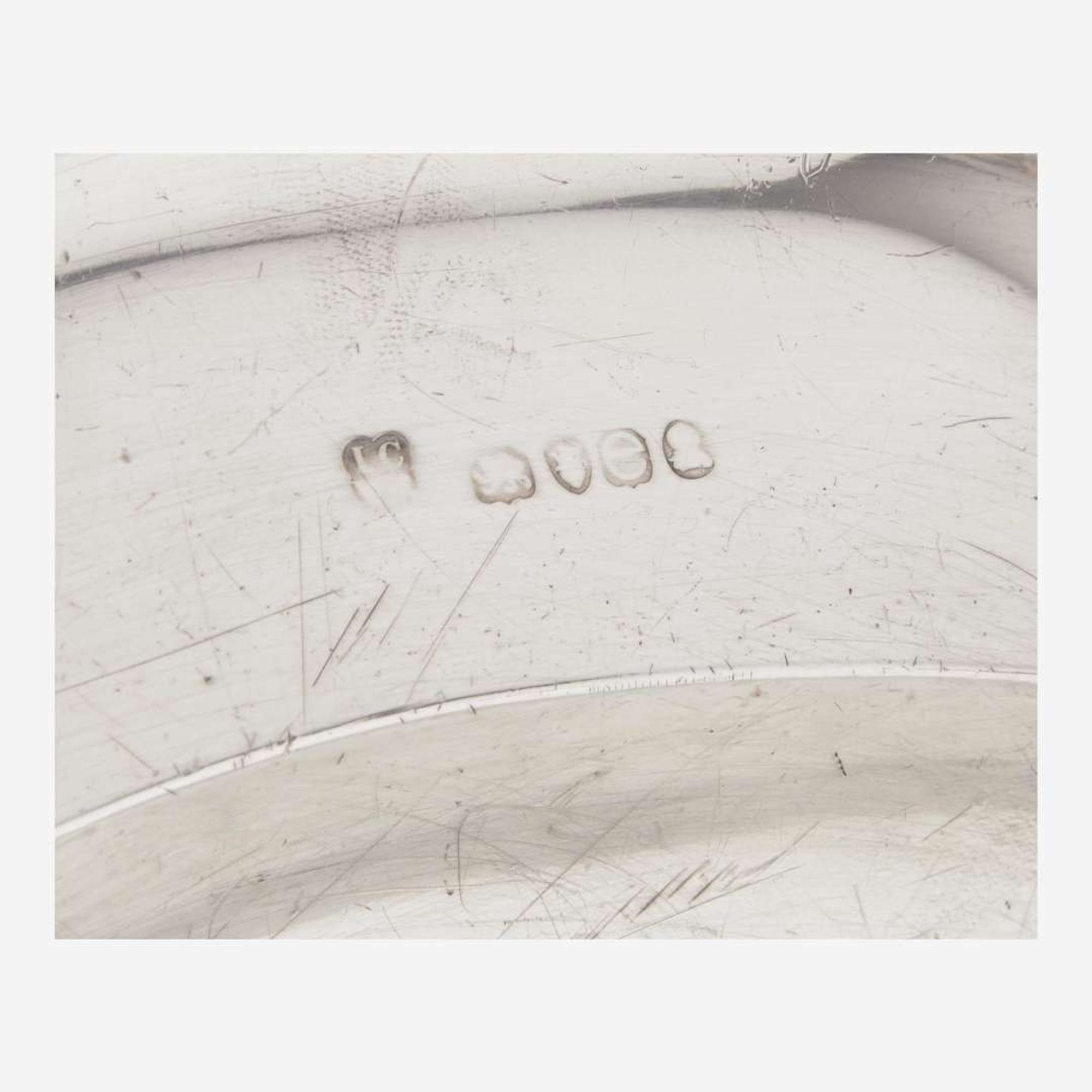 A large George III sterling silver meat tray Partially rubbed maker's mark, likely Joseph Craddock & William Ker Reid, London, 1818