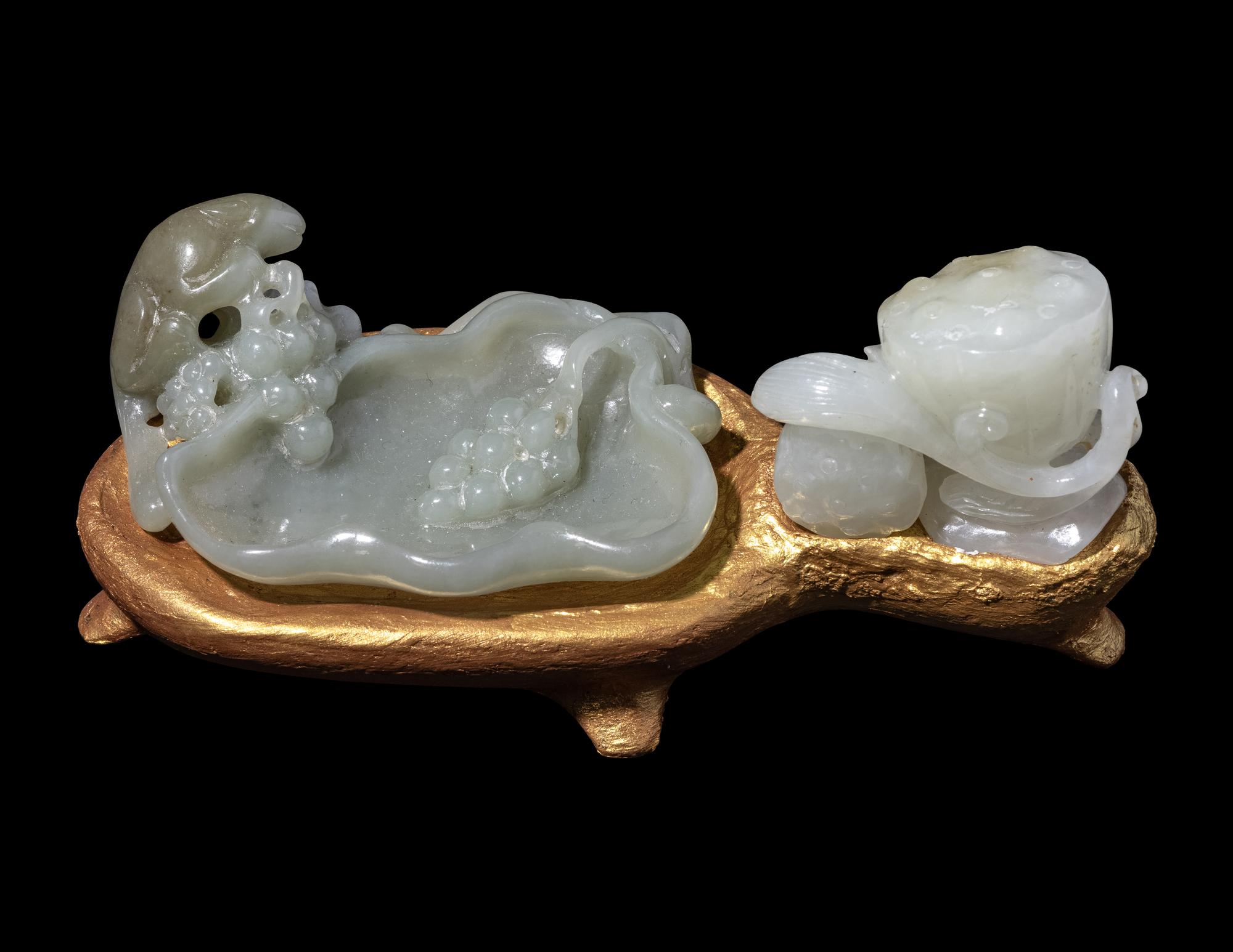 Two Chinese Jade Carvings