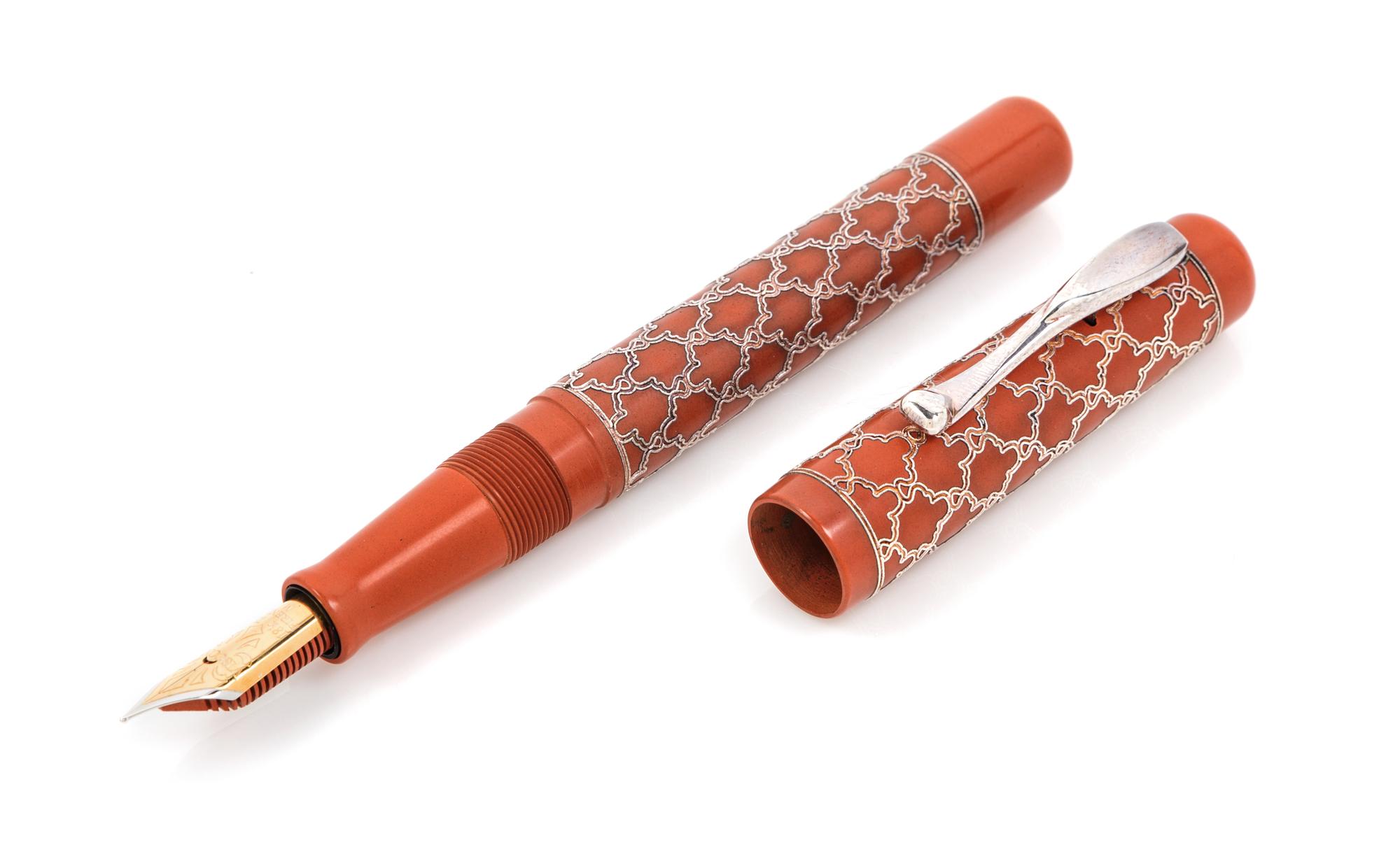 A Visconti Alhambra Limited Edition Silver Fountain Pen