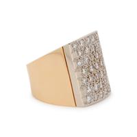 BICOLOR GOLD AND DIAMOND RING