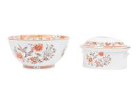 Two Mottahedeh Porcelain Articles