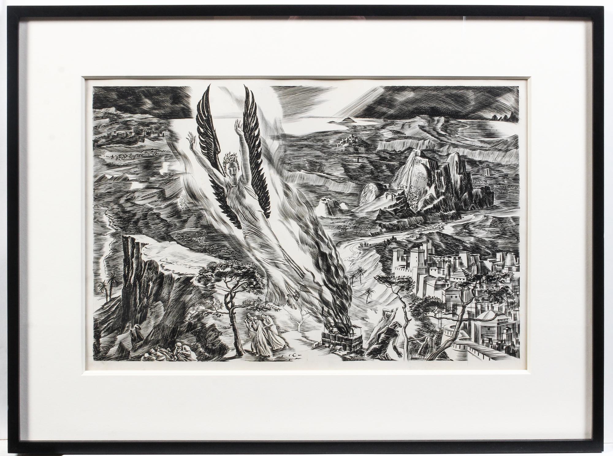 Albert Decaris, (French, 1901-1988), Untitled from the Samson Agonistes suite, c. 1939