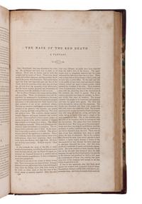 POE, Edgar Allan (1809-1849). 10 contributions in: Graham's Lady's and Gentleman's Magazine. Vol. XIX [and] Vol. XX . Philadelphia: George R. Graham, 1841-42.