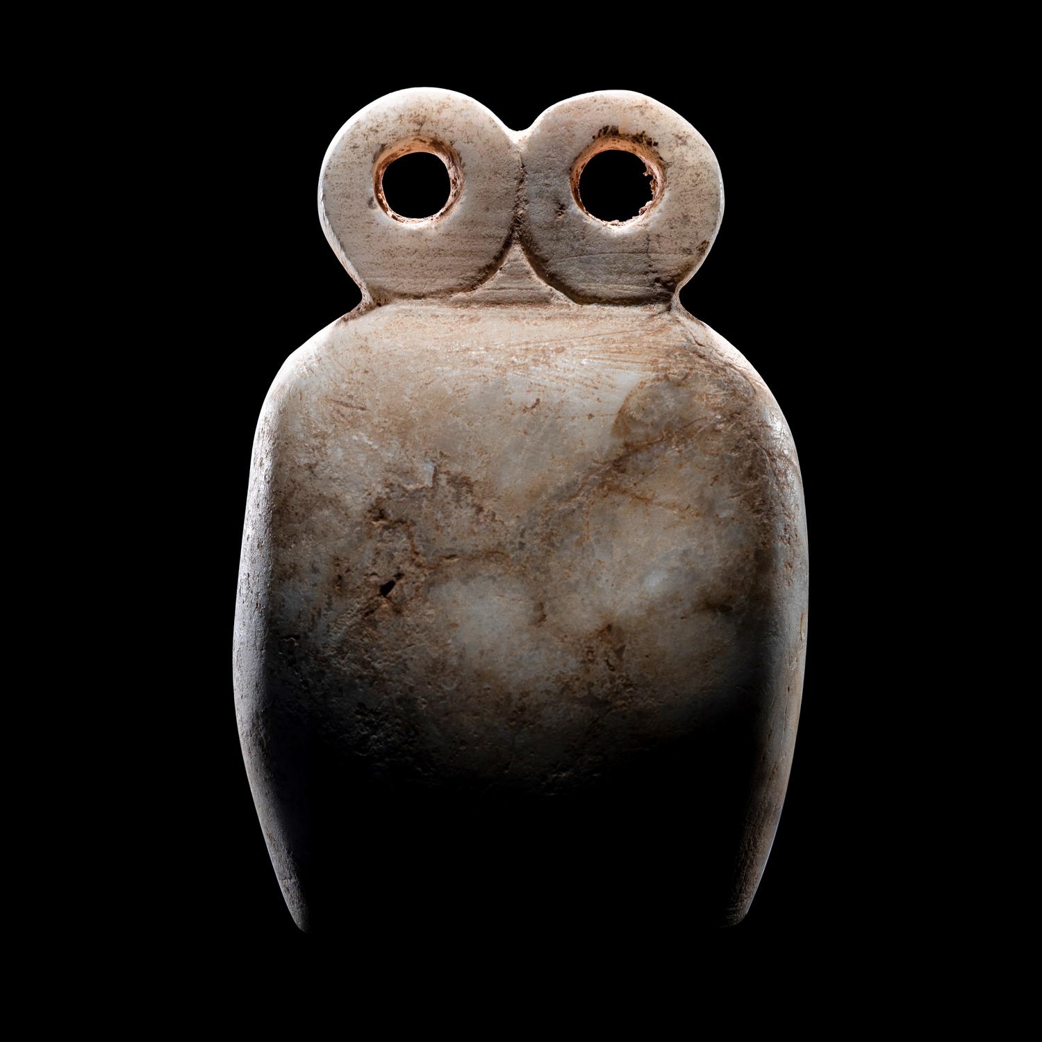 A Near Eastern Calcite Spectacle Idol