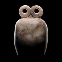 A Near Eastern Calcite Spectacle Idol