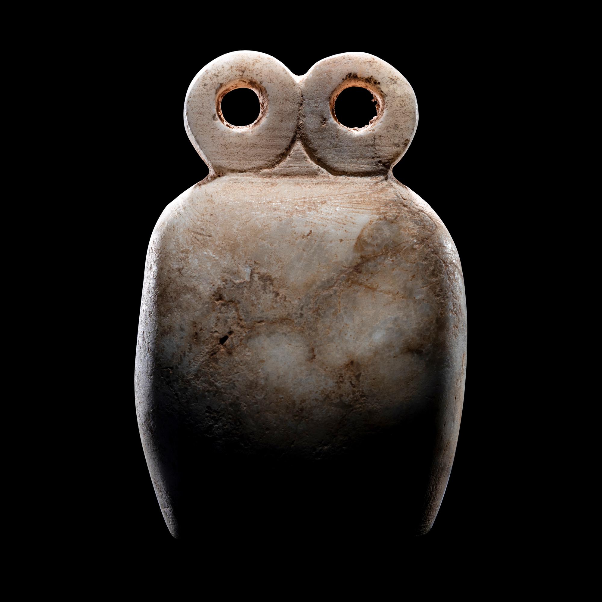 A Near Eastern Calcite Spectacle Idol