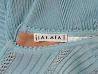 Alaïa, Blue Knit Minidress