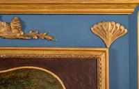 A French Painted Trumeau Mirror