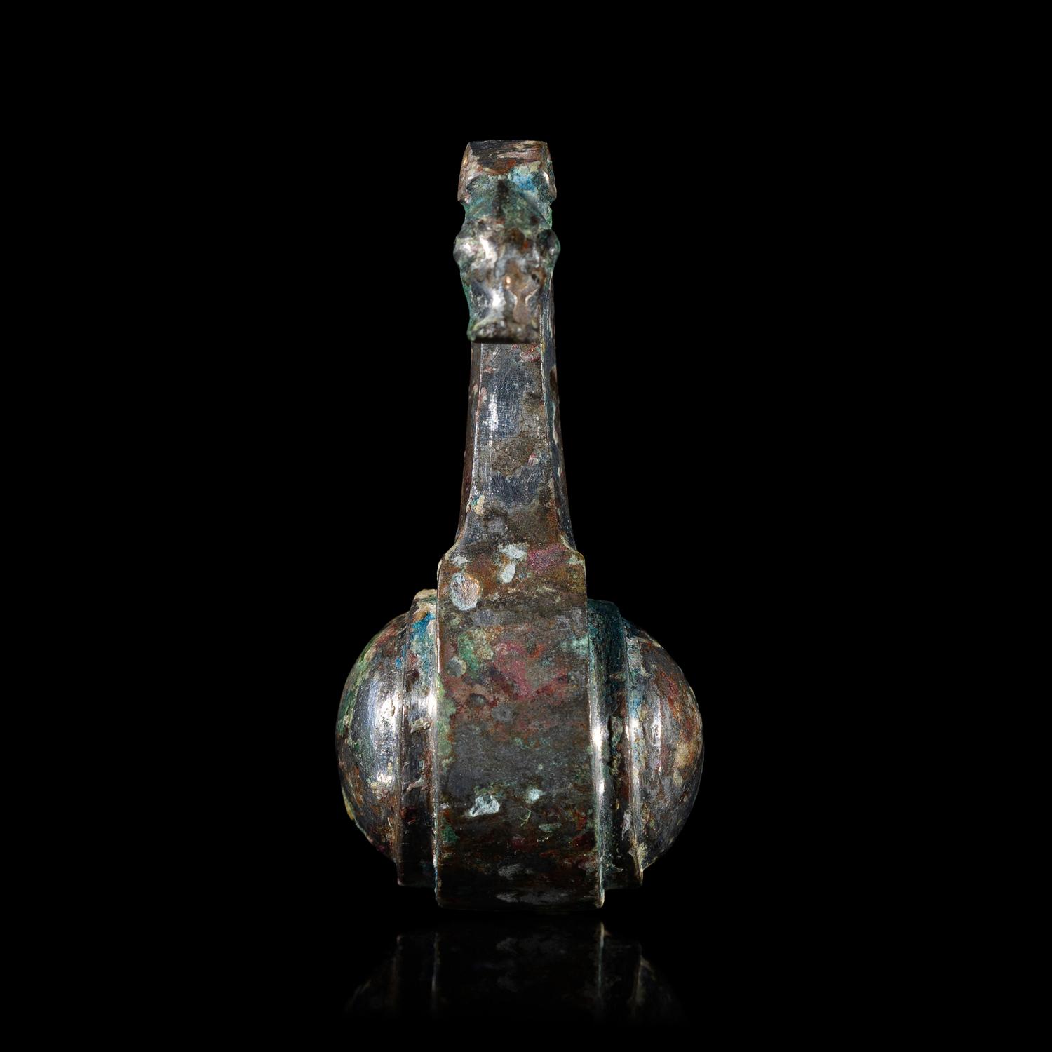 Three Chinese Metal Garment Hooks, Warring State Period-Han Dynasty 戰國-漢 帶 鉤 三件