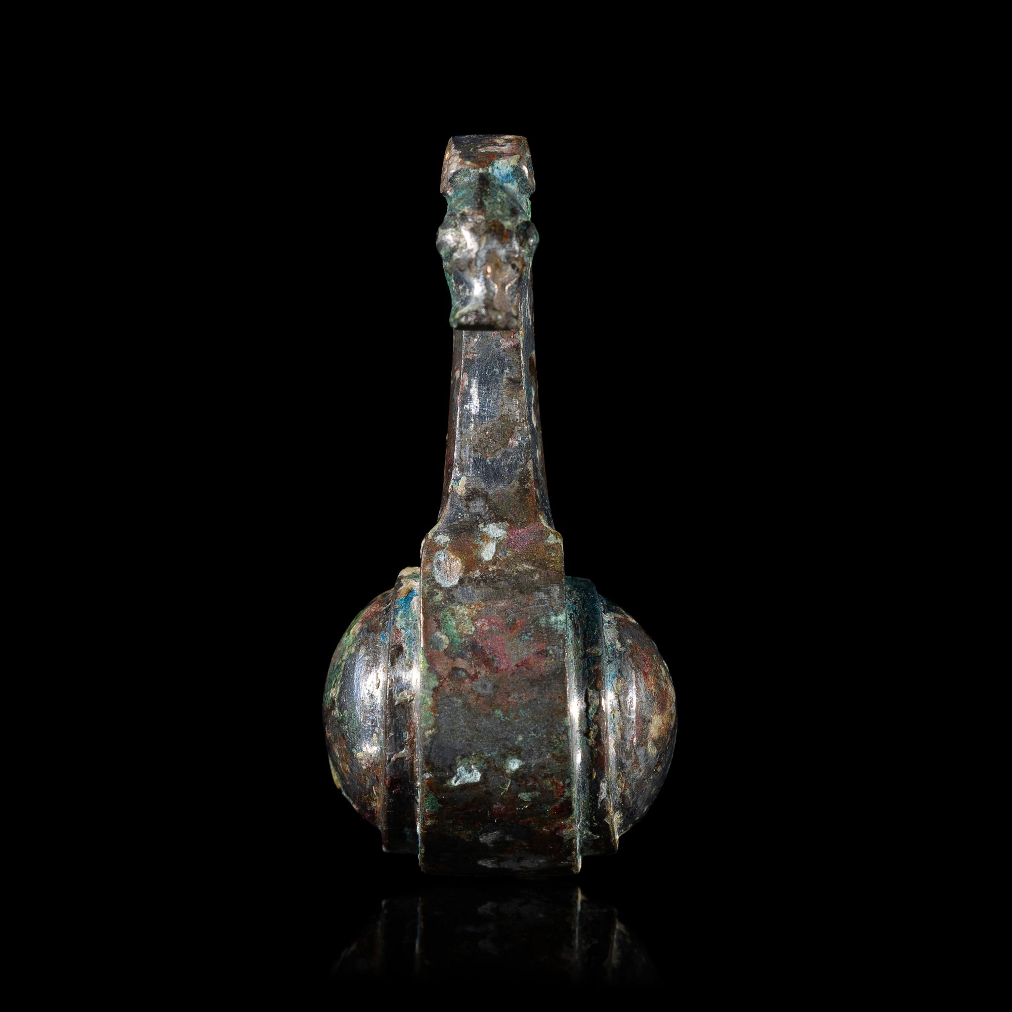 Three Chinese Metal Garment Hooks, Warring State Period-Han Dynasty 戰國-漢 帶 鉤 三件