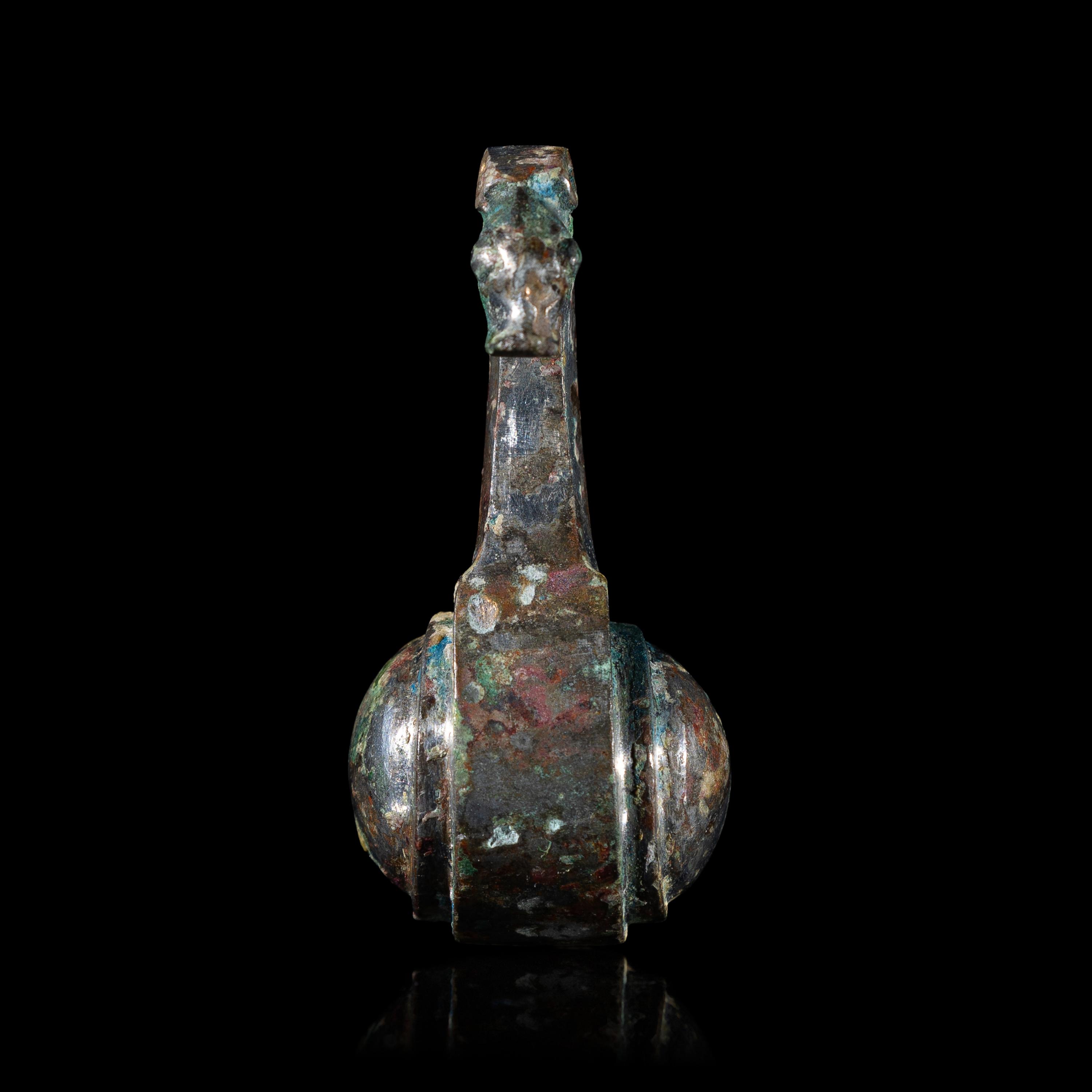 Three Chinese Metal Garment Hooks, Warring State Period-Han Dynasty 戰國-漢 帶 鉤 三件