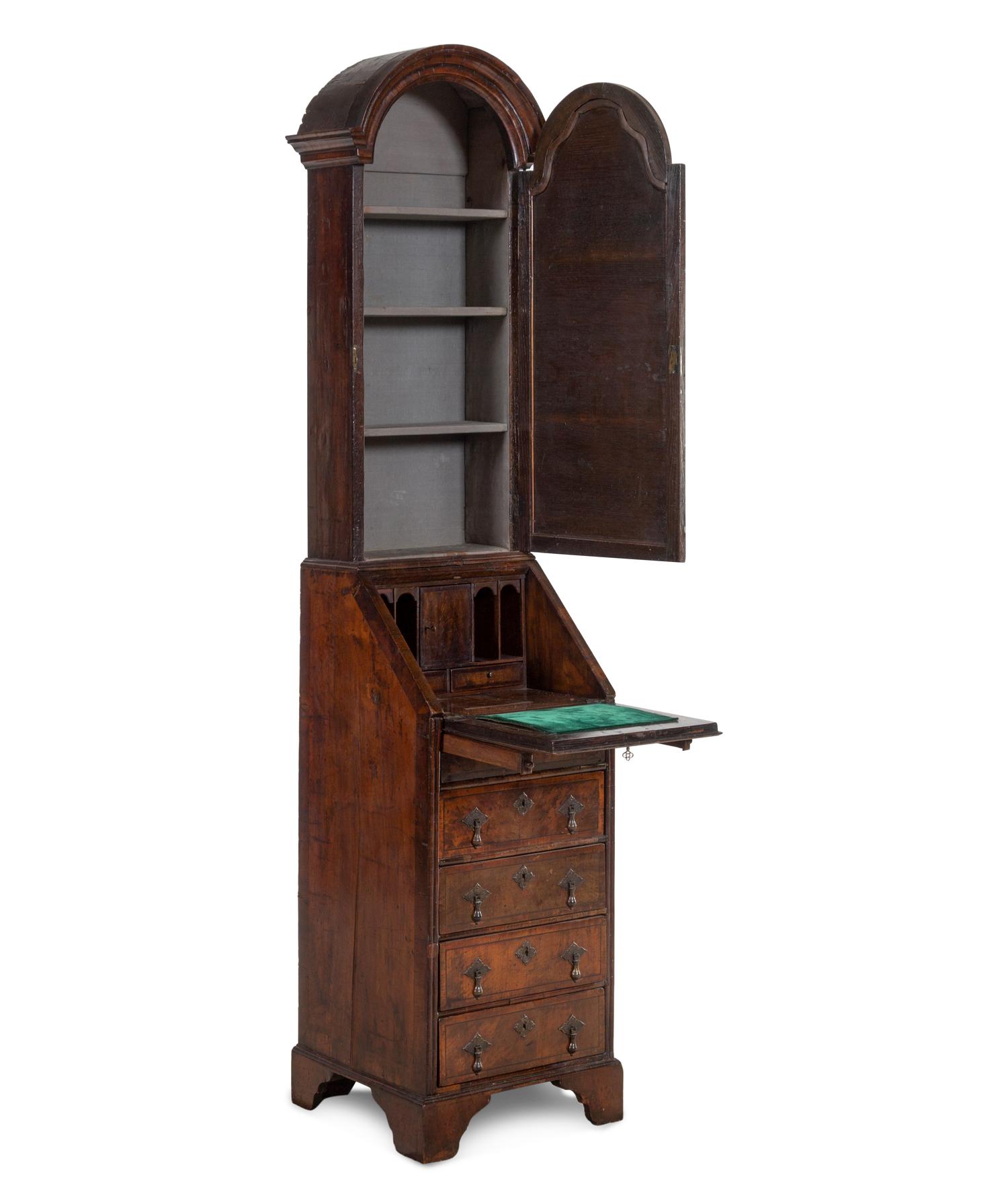 A Queen Anne Walnut Diminutive Lady's Secretary