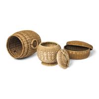 Northeastern Ash and Sweetgrass Baskets