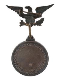 [CIVIL WAR]. ID disc of Alexander Campbell, Company B, 154th Pennsylvania Volunteer Infantry Regiment. Ex Julian Converse collection.