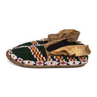 Sioux Beaded Hide Moccasins