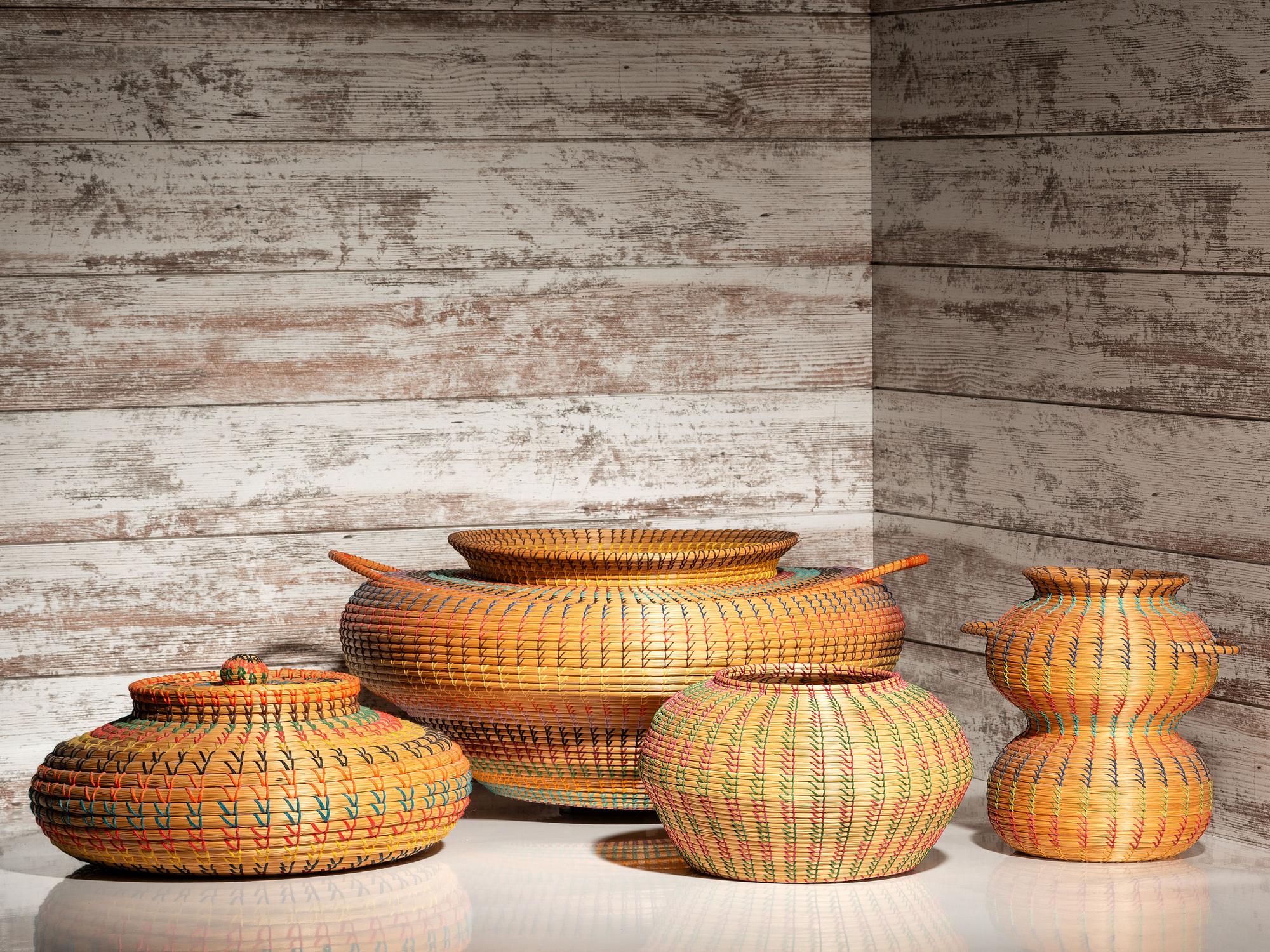 Collection of Seminole Baskets