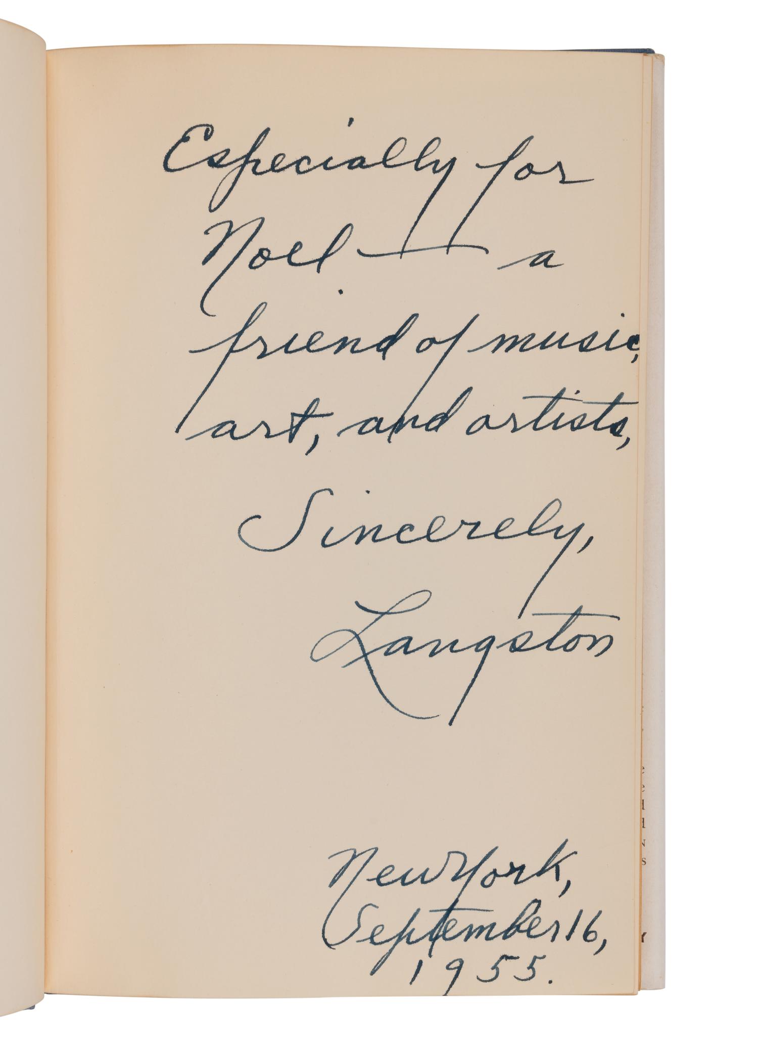 HUGHES, Langston (1901-1967). Famous Negro Music Makers . New York: Dodd, Mead, 1955.