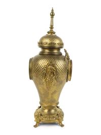 A French Gilt Bronze Urn-Form Clock — LATE 19TH CENTURY
