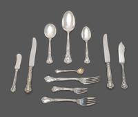 An American Silver Flatware Service