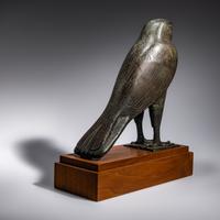 An Egyptian Bronze Falcon