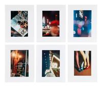 A group of six works depicting New York