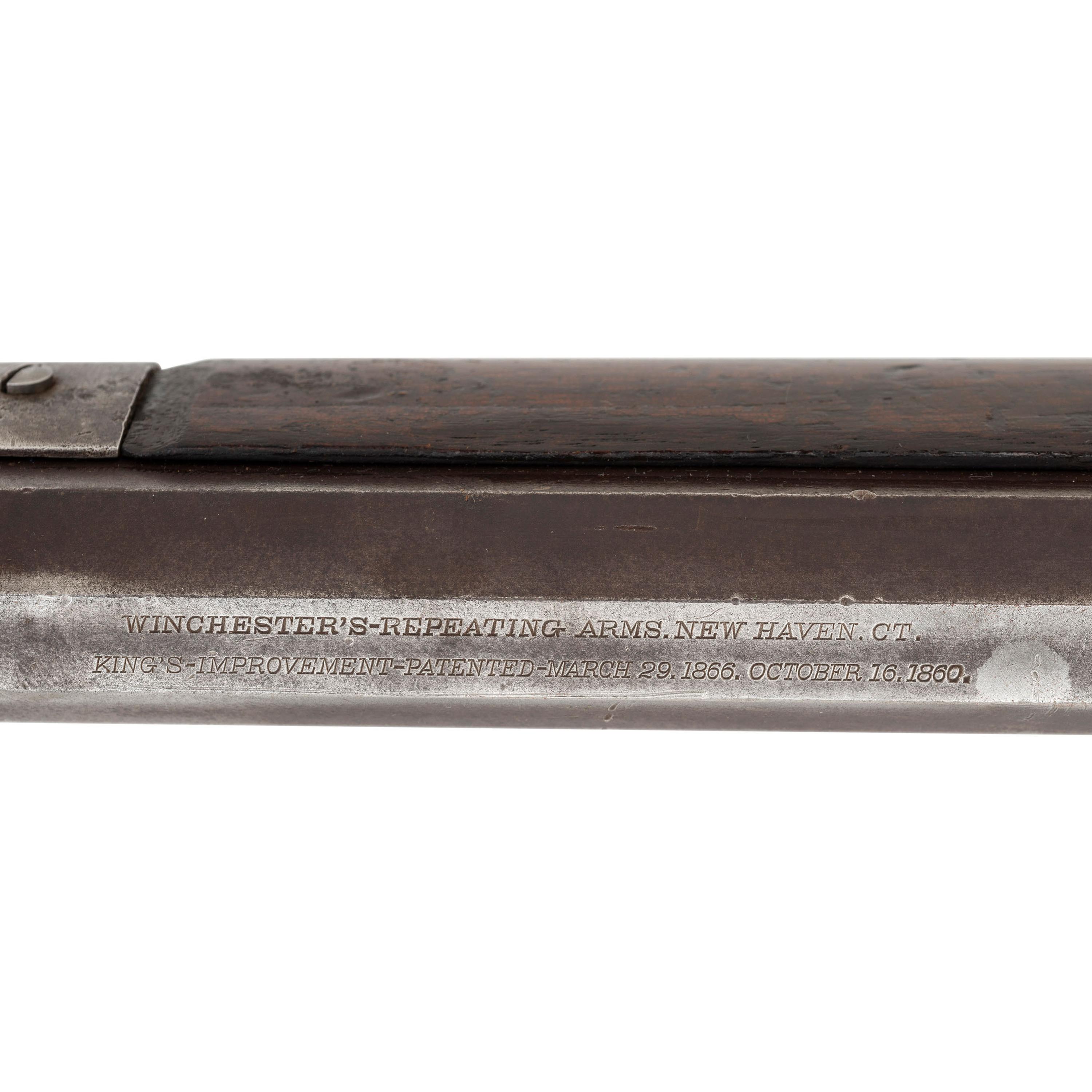 Special Order Winchester Model 1873 with Half Octagon Barrel and Button Magazine