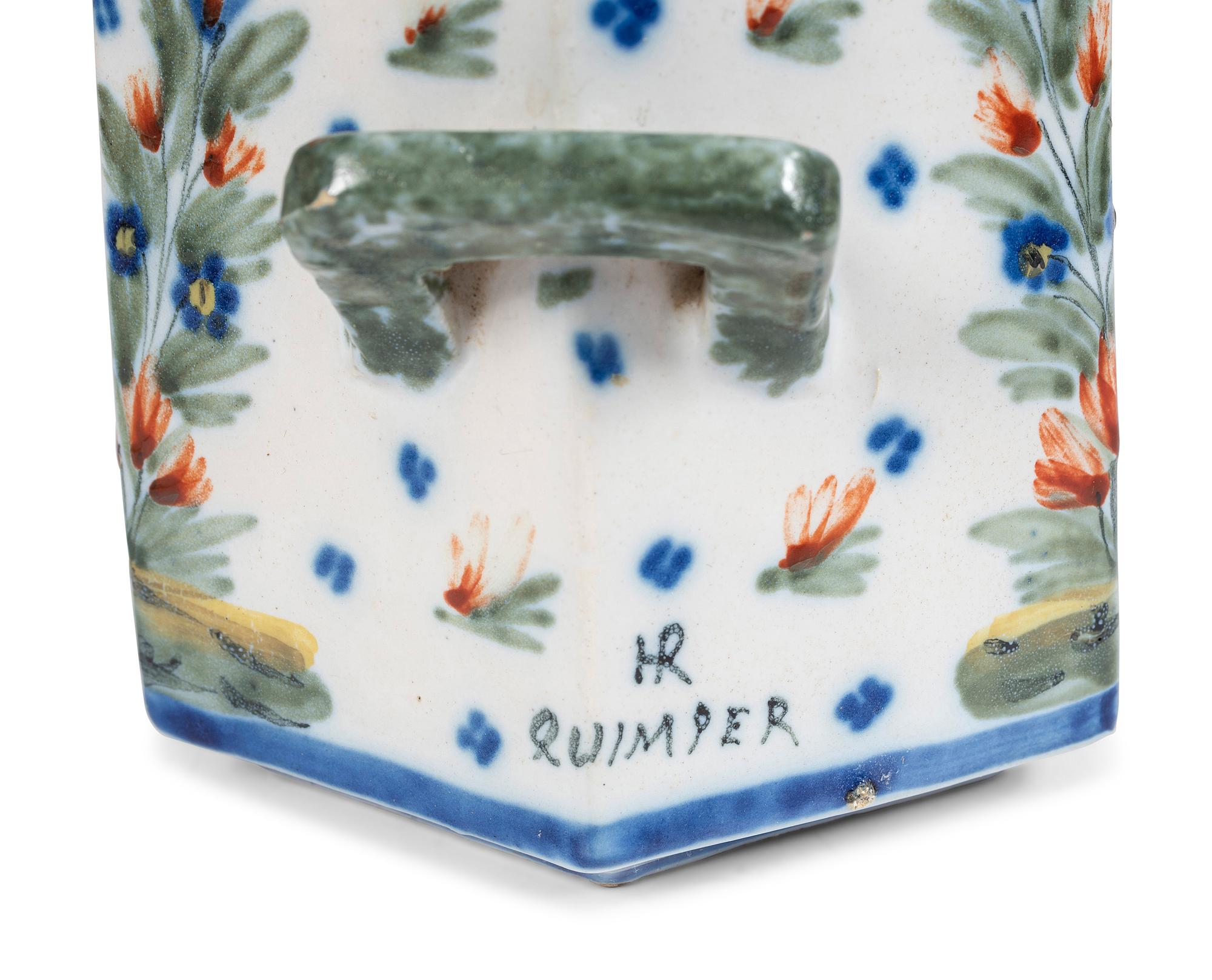 A Group of Quimper Faience Table Articles