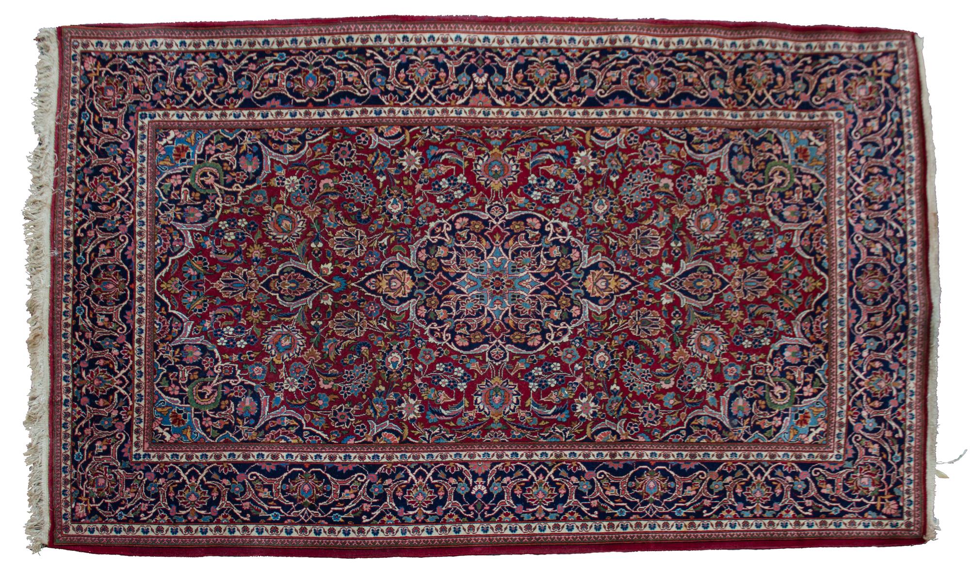 A Kerman Wool Rug 7 feet x 4 feet 3 inches. — SECOND HALF 20TH CENTURY